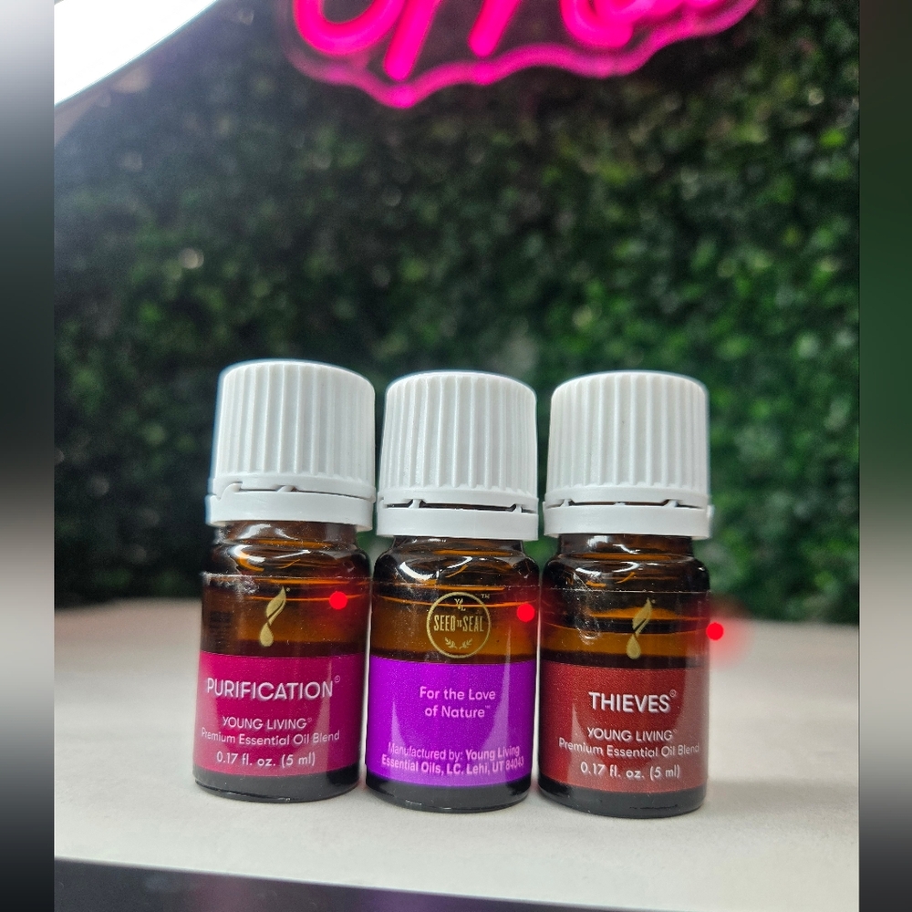YOUNG LIVING SETโ OF 3 PURIFICATION, LAVENDER And THIEVES New